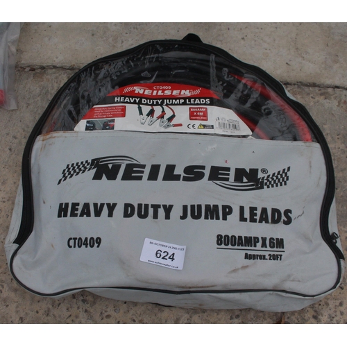 624 - JUMP LEADS 6M  + VAT