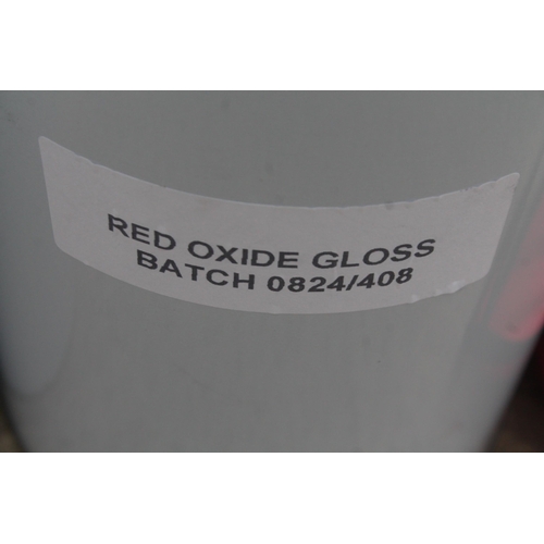 666 - 2 RED OXIDE GLOSS 5 L  + VAT