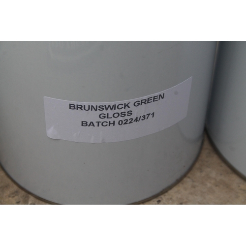 674 - 2 BRUNSWICK GREEN PAINT 5L  + VAT