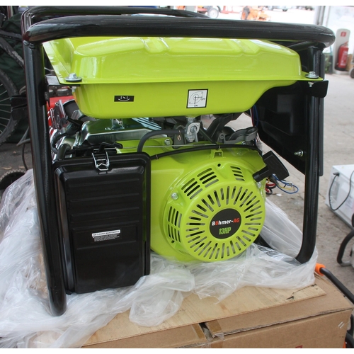 9 - BOHMER BRAND NEW ELECTRIC START AG GENERATOR 500K,  AS NEW STILL BOXED   + VAT