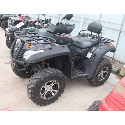 115 - CF MOTO CF625 QUAD BIKE  MX10JSY FIRST REG 23/4/10 STARTS, RUNS AND DRIVES, V5  + VAT