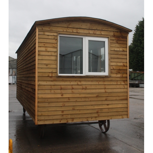 201 - SHEPHERDS HUT - FULLY INSULATED AND PLY-LINED
NO VAT