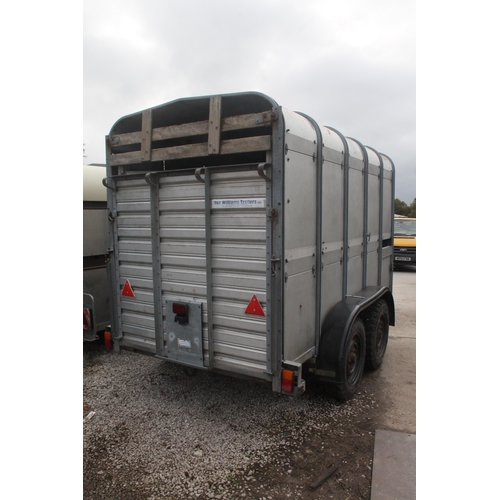 204 - IFOR WILLIAMS 10 CATTLE TRAILER - NO VAT