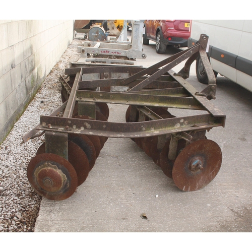 225 - SET OF DISC HARROWS PLUS VAT