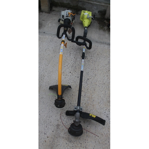 29 - 2 RYOBI PETROL STRIMMERS  + VAT