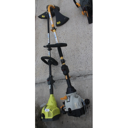 29 - 2 RYOBI PETROL STRIMMERS  + VAT