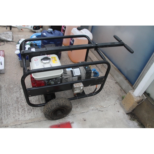 42 - HONDA GENERATOR (PRODUCES POWER)  NO VAT