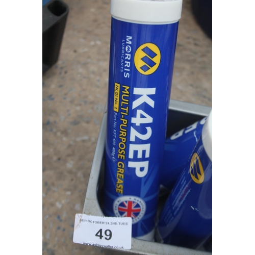 49 - 10 TUBES OF GREASE  NO VAT