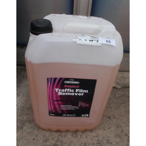 55 - TRAFFIC FILM REMOVER 25L  NO VAT