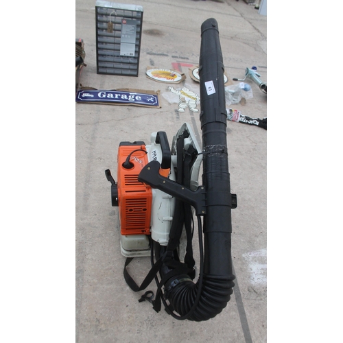 63 - STIHL BACK PACK BLOWER BR420  NO VAT