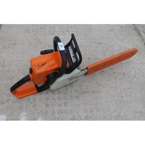 65 - STIHL MS 250 CHAINSAW  NO VAT