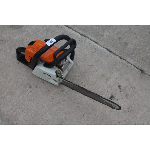 66 - STIHL MS 181 CHAINSAW  NO VAT