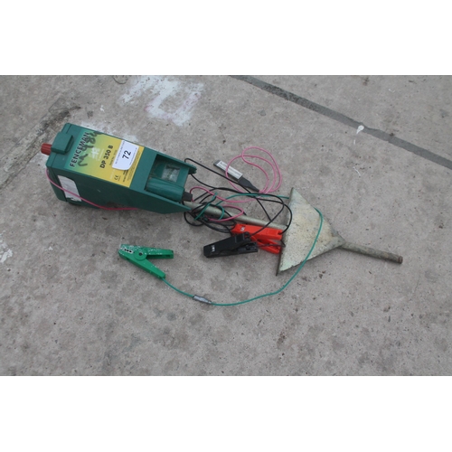 72 - FENCEMAN DP350B ENERGISER  NO VAT