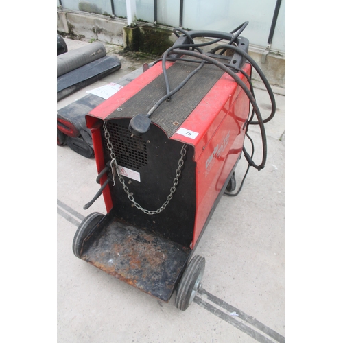 75 - CLARKE WELD MIG TURBO 195 TEC WELDER  NO VAT