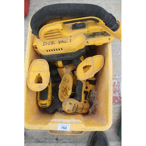 762 - DEWALT HAND TOOLS  NO  VAT