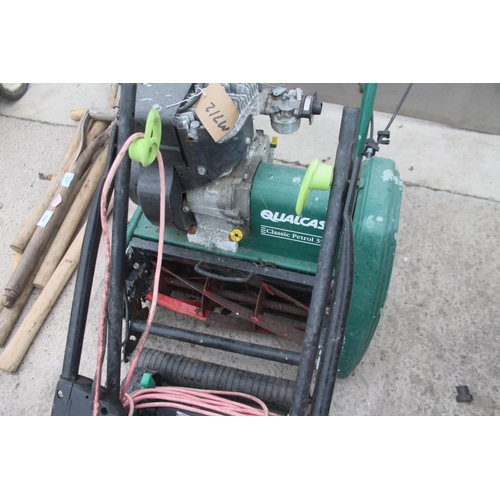 768 - ELECTRIC AND PETROL RS LAWN MOWER  + VAT