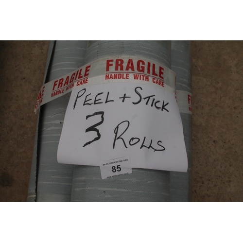 85 - THREE PEEL & STICK FELT - NO VAT