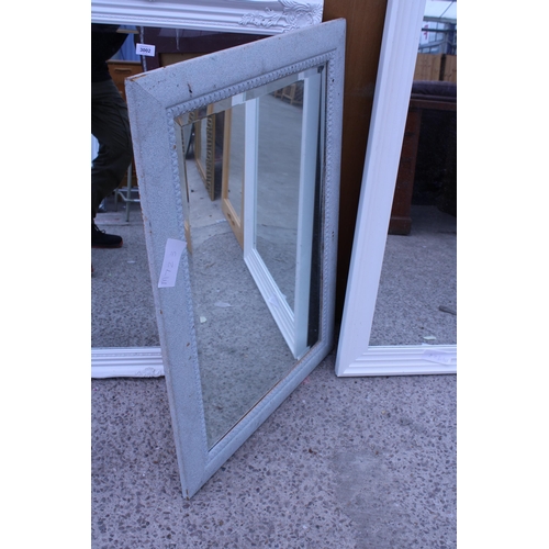 3003 - A NEXT CAMDEN WHITE WALL MIRROR, 42