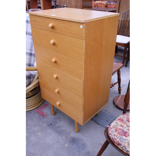 2881 - A RETRO AVALON CHEST OF SIX DRAWERS, 24