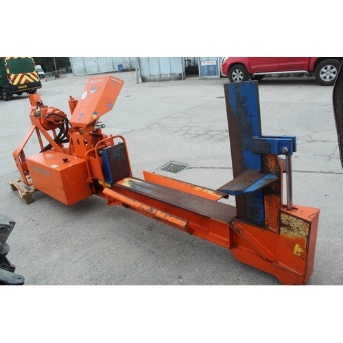 198 - 2009 BALLARIO & FORESTELLO HORIZONTAL LOG SPLITTER PTO IN OFFICE + VAT