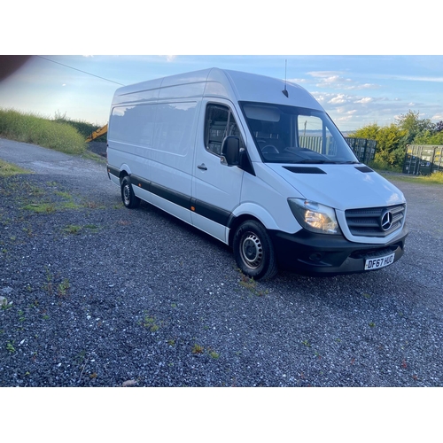 175 - MERCEDES BENZ PANEL VAN SPRINTER 314 CDI DF67HUO FIRST REG 19/12/17 MOT 02/01/25 RUNS & DRIVES IN RE...