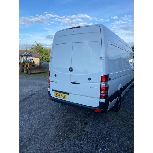 175 - MERCEDES BENZ PANEL VAN SPRINTER 314 CDI DF67HUO FIRST REG 19/12/17 MOT 02/01/25 RUNS & DRIVES IN RE... 