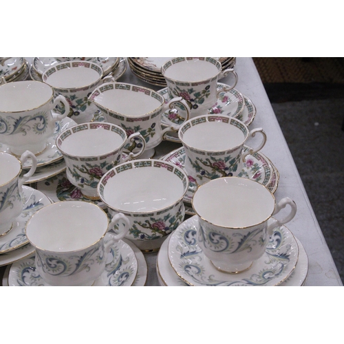 261 - A LARGE QUANTITY OF VARIOUS CHINA TEA CUPS, SAUCERS AND SIDE PLATESTO INCLUDE ROYAL STANDARD 'GARLAN... 