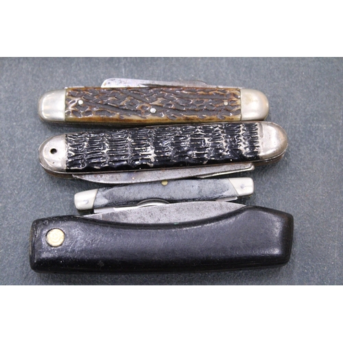 268 - EIGHT COLLECTABLE VINTAGE PENKNIVES