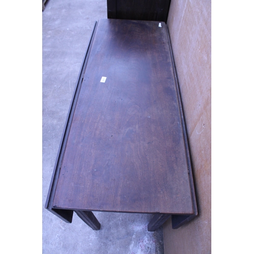 3059 - A 19TH CENTURY MAHOGANY DROP-LEAF TABLE