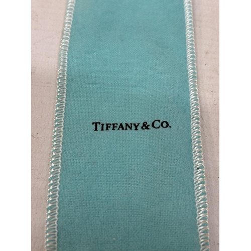 88 - A TIFFANY AND CO .925 STERLING SILVER PEN WITH ACCOMPANYING BLUE POUCH