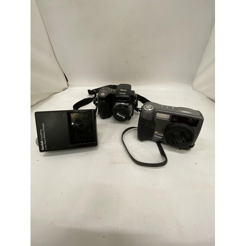 163 - TWO KODAK CAMERAS WITH CHARGER (DX7590 / DX7630)