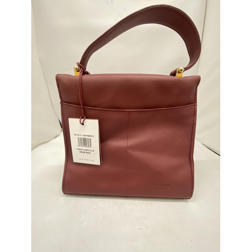 183 - A GENUINE AS NEW WITH TAGS, RASPBERRY COLOURED 'YOSHI', LICHFIELD, HARVILLE GRAB BAG