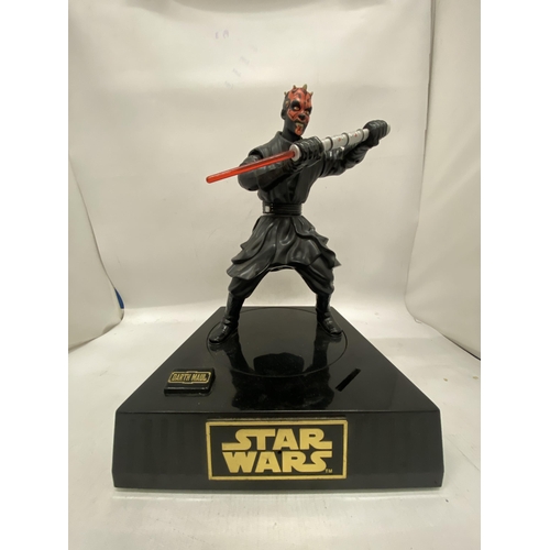 208 - A PERFORMING, STAR WARS 'DARTH MAUL' FIGURE