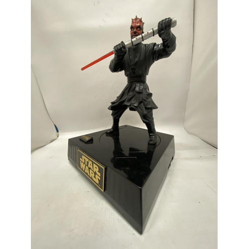 208 - A PERFORMING, STAR WARS 'DARTH MAUL' FIGURE