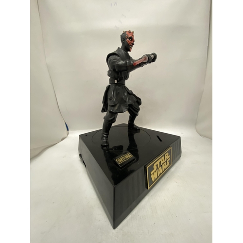 208 - A PERFORMING, STAR WARS 'DARTH MAUL' FIGURE