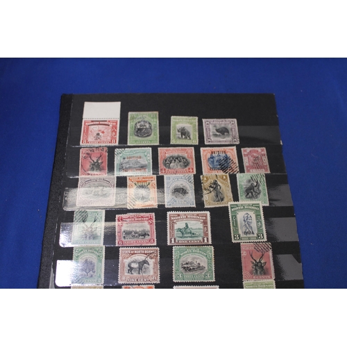 438 - A PAGE OF NORTH BORNEO STAMPS