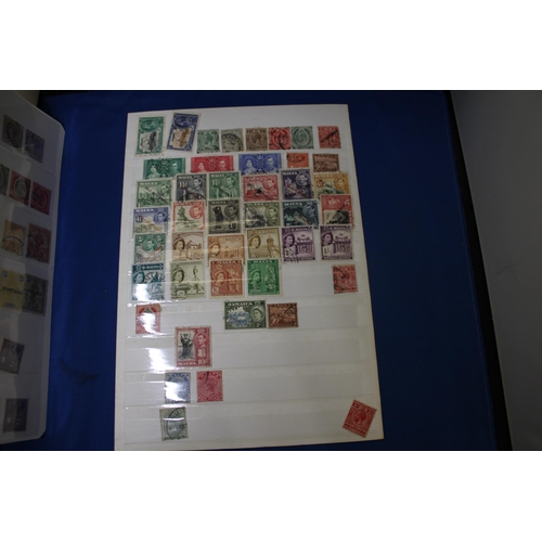 447 - TWO PAGES OF MALTA STAMPS