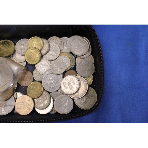 501 - A QUANTITY OF PRE DECIMAL AND DECIMAL BRITISH COINS