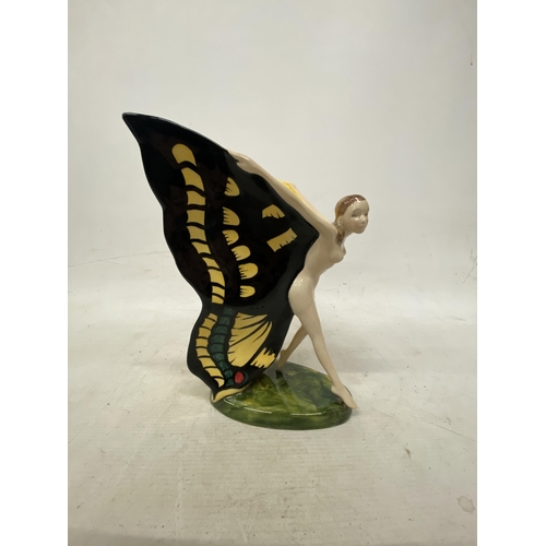 802 - A CARLTON WARE BUTTERFLY GIRL SHOW SPECIAL