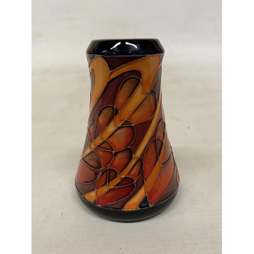 806 - A MOORCROFT 3 INCH VASE COEUR'S ENFLAMES (K. GOODWIN)