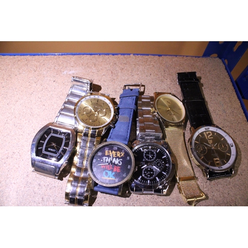 874 - SIX WRISTWATCHES TO INCLUDE CITRON