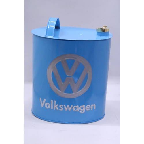 978 - A LIGHT BLUE VW PETROL CAN