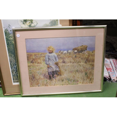 1071 - SIX FRAMED PRINTS TO INCLUDE IMPRESSIONIST STYLE, A COACHING SCENE, A RENOIR PRINT, ETC