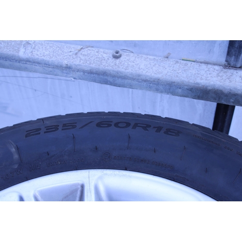 1692 - A SET OF FOUR VOLVO WHEELS WITH RUNWAY 235/60R18 TYRES