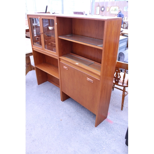 2632 - TWO G PLAN RETRO TEAK UNIT UPPER SECTIONS, BOTH 32