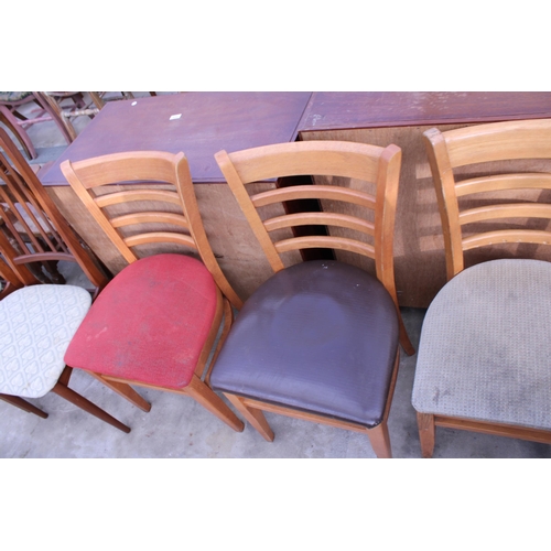 2646 - SIX F.M.G. LADDER-BACK DINING CHAIRS