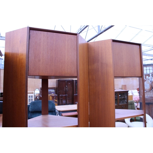 2755 - TWO G PLAN RETRO TEAK CORNER UNITS