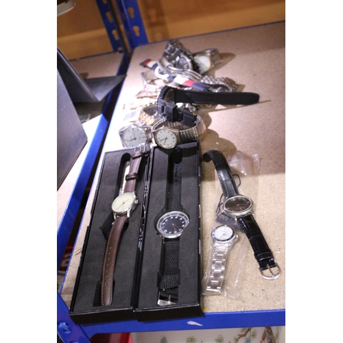 291 - A COLLECTION OF 20 WATCHES TO INCLUDE ICE, CITRON, TOMMY HILFIGER, ETC