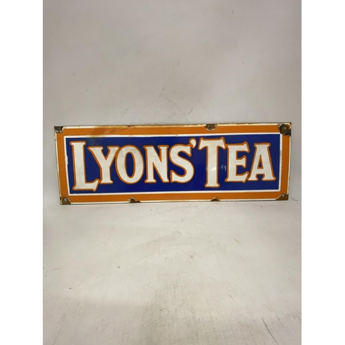 21 - AN ENAMEL SIGN 