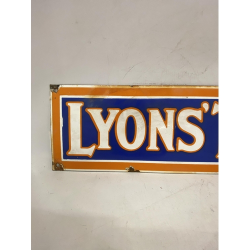 21 - AN ENAMEL SIGN 